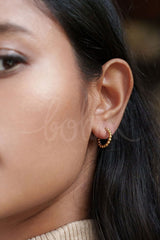 Mini Creole mit Kugeldetails_ Gold