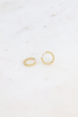 Mini Creole mit Kugeldetails_ Gold