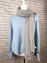 Superweicher Kaschmirschal UNISEX- Grau