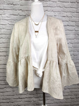 Mehrreihige Boho Kette mit Kristallen