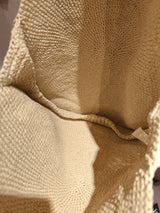 Shopper Bast- Tasche- Creme