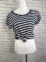 T-SHIRT LOOSE FIT- MARITIM GESTREIFT - TWILIGHT WINTER
