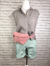 Chino-Bermuda-Shorts- Salbeigrün - verschiedene Farbtypen