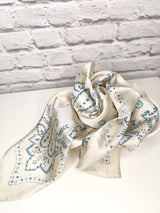 Quadratisches Seidentuch Gemustert- Paisley