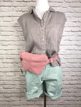 Leinenbluse ohne Arm- Fango