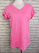 T-SHIRT mit V- Ausschnitt- Azalea