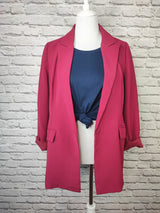 BIO COTTON T-SHIRT MIT GERADEM ÄRMEL UND AUFGEROLLTEM ÄRMELSAUM - Gedeckter Winter