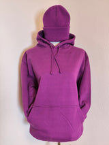 COLLAGE HOODIE UNISEX - HELLER SOMMER WINTER - MAGENTA MAGIC