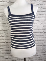 Viskosetop gestreift- DUNKLER SOMMER WINTER