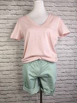 T-SHIRT mit V- Ausschnitt- DELIGHT SPRING