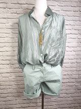 Transparentes Hemd Tencel- Salbei