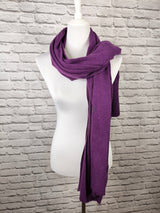 Superweicher Kaschmirschal  UNISEX- abgegrautes Lila