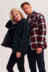 Unisex Holzfällerhemd im Lumberjack-Stil- DUNKLER SOMMER WINTER