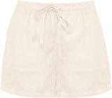 Leinenshorts- Ivory - VERSCHIEDENE FARBTYPEN