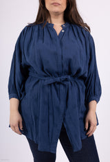 Tunika Blusenkleid- Navy Blue