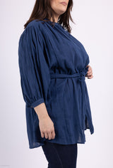 Tunika Blusenkleid- Navy Blue