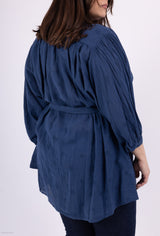 Tunika Blusenkleid- Navy Blue