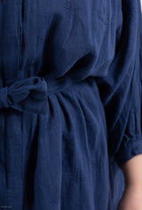 Tunika Blusenkleid- Navy Blue