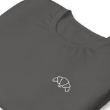 CROISSANT SAW. Unisex-T-Shirt- verschiedene Farbtypen