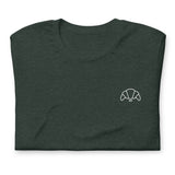 CROISSANT SAW. Unisex-T-Shirt- verschiedene Farbtypen
