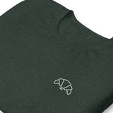 CROISSANT SAW. Unisex-T-Shirt- verschiedene Farbtypen