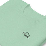 CROISSANT SAW. Unisex-T-Shirt- verschiedene Farbtypen