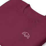 CROISSANT SAW. Unisex-T-Shirt- verschiedene Farbtypen