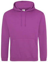COLLAGE HOODIE UNISEX - HELLER SOMMER WINTER - MAGENTA MAGIC