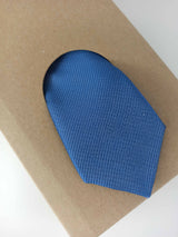 KRAWATTE MITTELBLAU- HELLER SOMMER/ WINTER