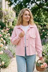 Jeansjacke gestreift- GENTLE SPRING + DELIGHT SPRING