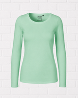 BIO COTTON LONGSLEEVE - MINTGRÜN- DELIGHT SPRING