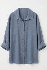 Oversize-Hemd aus Leinen- SMART SUMMER