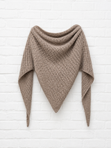 Dreieck Stricktuch Poncho- GENTLE SPRING