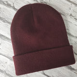 BEANIE- BORDEAUX- HERBST WINTER