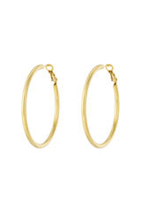 Creolen Ohrringe Gold Gr:M (Kopie)