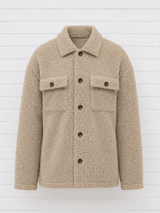 Flauschige Teddyjacke mit Knöpfen Unisex- GENTLE SPRING