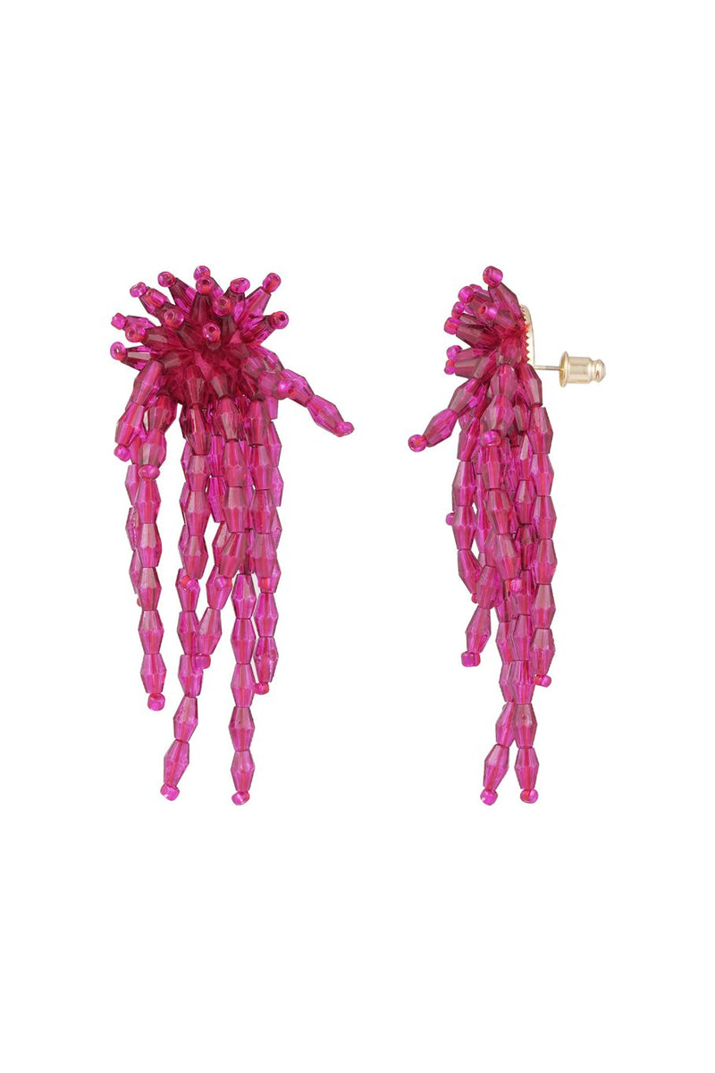 Statement-Ohrringe mit Glasperlen- GEDECKTER WINTER