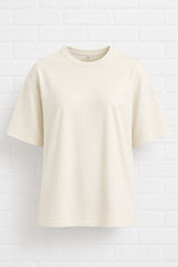 FLUFFY T- Shirt Oversized MAN - Sand - DELIGHT SPRING