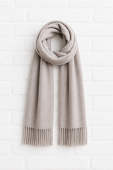 Superweicher Kaschmirschal mit Fransen UNISEX- DELIGHT SPRING