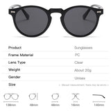 Sonnenbrille- im Retro-Stil mit einfarbigem Harz- NEW WINTER