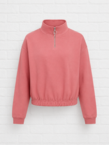 Half Zip- Hoodie Cropped- INDIAN SUMMER+ GENTLE SPRING