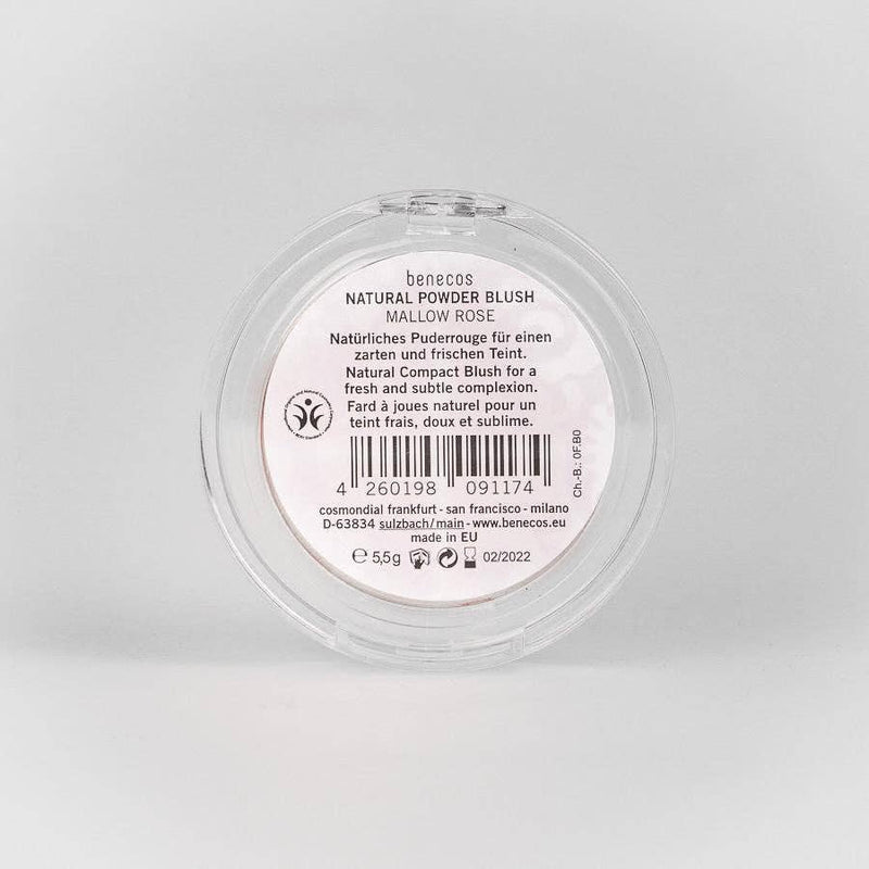Benecos Natural Compact Powder Blush: Mallow rose