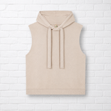 Ärmelloser Hoodie aus Bio-Baumwolle - DELIGHT SPRING