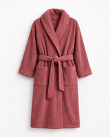 Bademantel mit Schalkragen - Old Pink - 360°