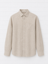 Vorgewaschenes Leinen-Hemd MEN- Gentle Spring