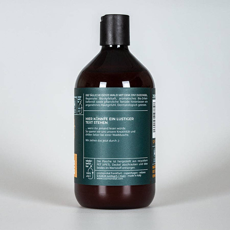 ICH GLAUB, ICH DUSCH IM WALD Benecos- Bio Duschgel 2in1 mit BIO-Zirbelkiefer