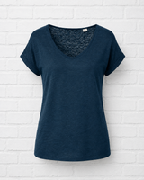 Umweltfreundliches Leinen- T-Shirt- VERDANT WINTER