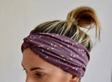 Turban Stirnband- Multi Mulberry