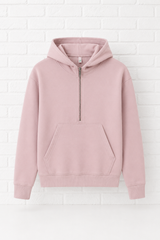 Half Zip- Hoodie - GENTLE SPRING