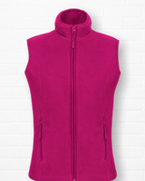 Microfleece Weste- Fuchsia - MAJESTIC WINTER